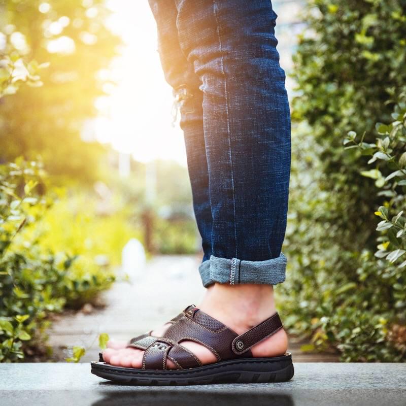 High Quality Summer Men's Sandals Outdoor Fashion Casual Shoes Men Beach Shoes Non-slip Flats