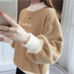 Autumn and Winter Thick Sweater European and American Style Jacket Loose Casual Young Women's Top