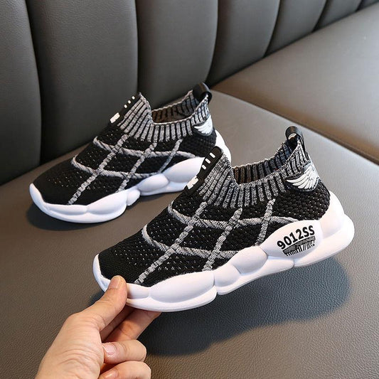 Baby Boys Girls Mesh Solid Ankle Shoes for Children Kids Breathable Casual Sport Shoes Sneakers