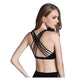 Fitness Sports Bra for Women Push Up Solid Cross Back Yoga Running Gym Workout Femme Training