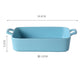 Net Red Binaural Baking Baking Bowl Baked Rice Bowl Dessert Bowl Fruit Salad Bowl Round Deep Plate Household Instant Noodle Bowl