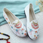 Chinese Style Popular Embroidery Ancient Town Costume Hanfu Shoes Cotton and Linen Canvas Shoes Round Toe Flat Heel Soft Sole