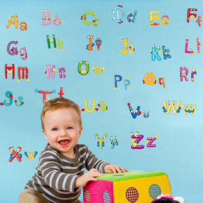 New children's letter stickers bedroom sofa background wall decoration stickers