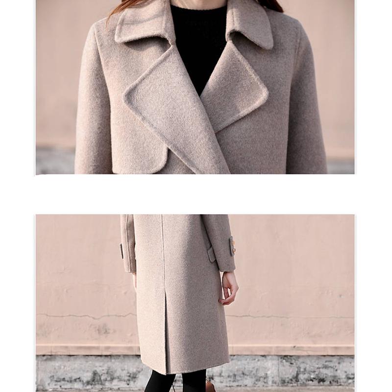 Woolen Coat Women Winter Clothes Women Winter Jacket Women Christmas Wear Plus Size Ladies Outwear