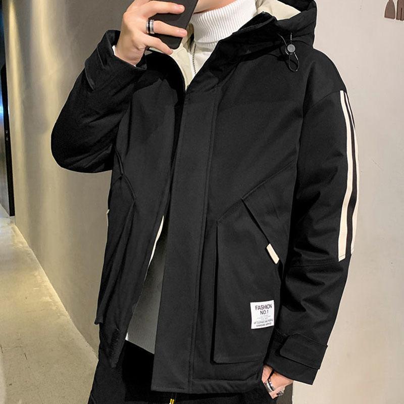 Men's Winter Coat Thickened Short Section Korean Style Trendy Cotton Coat Student Winter Warm Coat