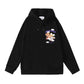 Spring and Autumn Long Sleeve Hooded Printed Sweater Girl Student Couple Loose Large Size Jacket