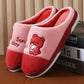 Women Winter Slippers Thick Warm Cotton Shoes Non Slip Home Plus Size Men Slippers