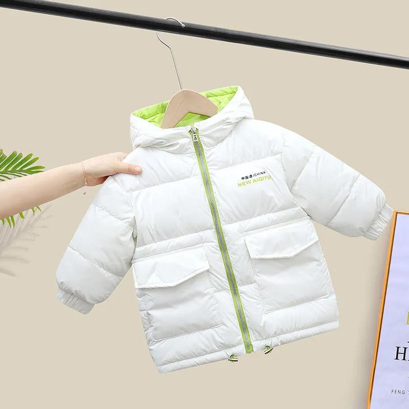Girls Down Padded Jacket Thick Warm Hooded Jacket Winter Padded Jacket