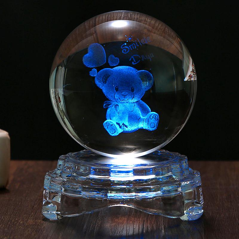 Christmas birthday present Christmas present Room decoration Christmas Crystal ball
