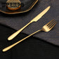 Dinner Spoon Elegant Dinnerware Sets Stainless Steel Cutlery Western