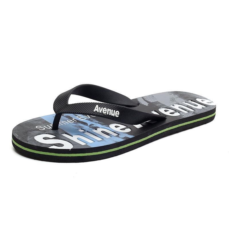 Slippers Summer Flip Flops Men Cozy Antiskid Flat Shoes Long Section Thick Crust Beach Slippers Men