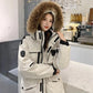 Women's Short Down Jacket Korean Star Outdoor Winter Coat Large Size Women's Autumn and Winter Big Fur Collar Warm Cotton Clothing Couple Clothes
