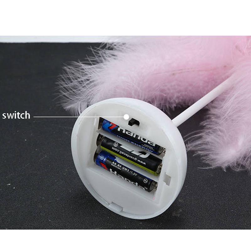 Feather acrylic Table Lamp for bedroom Bedside lamp Reading Room Sitting Room home art deco lamp