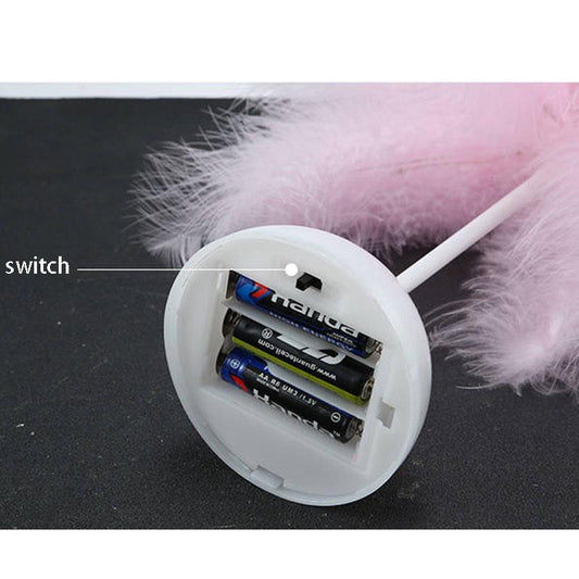 Feather acrylic Table Lamp for bedroom Bedside lamp Reading Room Sitting Room home art deco lamp