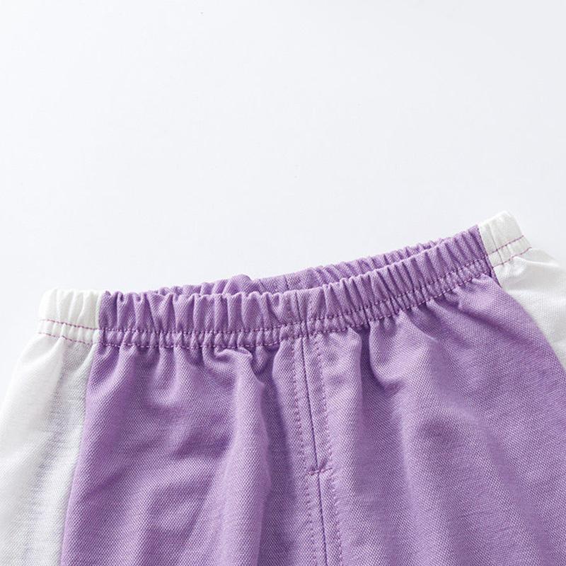 Two-piece Suit Children's Suit Boys and Girls Short-sleeved Summer Clothes Baby Clothes Children's Sports Leisure