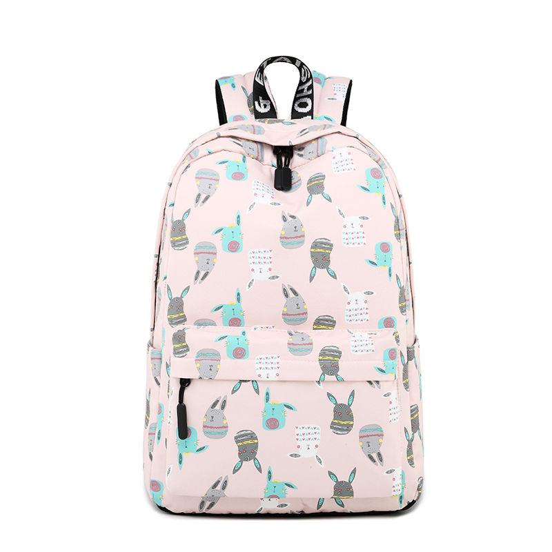 Student Schoolbag Lightweight Backpack Large-capacity Waterproof Backpack Printed Backpack Female Bag
