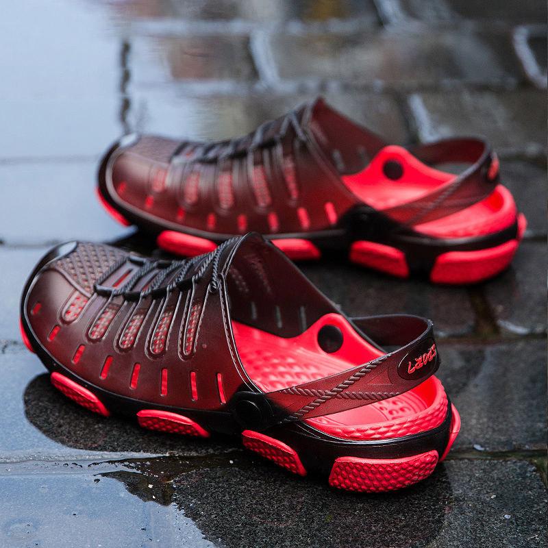 Men Sandals EVA Breathable Beach Shoes for Men Light Solid Summer Male Sandals Size 40-45 Casual Men Slippers