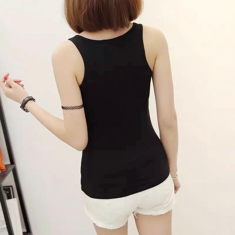 Modal Bottoming Vest Women's Summer Outer Wear I-shaped Sleeveless Top Running Sports Camisole Vest All-match
