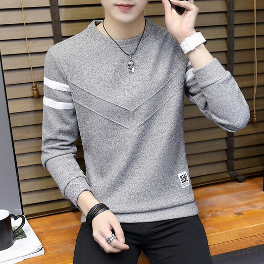 Fashion Men Slim Fit Custom T-shirt Long Stylish Luxury O Neck Fitness T-shirt Tee Shirt