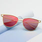 Fashion Women Cateye Sunglasses Fashion Trend Vintage Elegant Shield Lady Sun Glasses Female oculo d