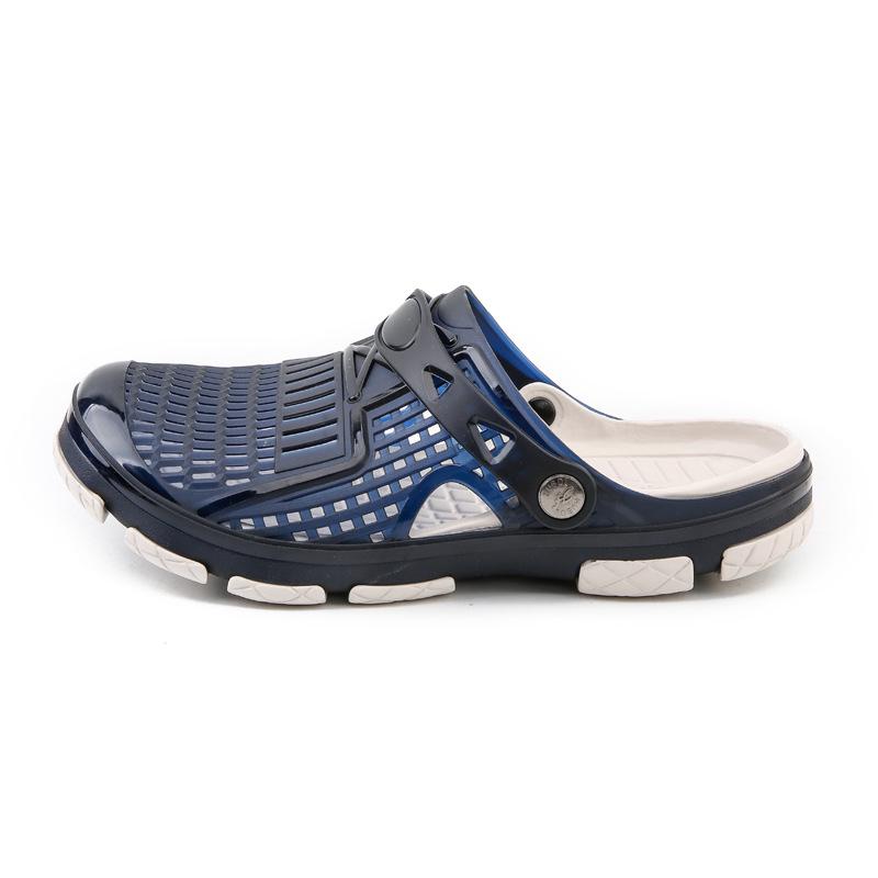 Sandals and Slippers Baotou Hollow Jelly Shoes Non-slip Breathable Large Size Men's Beach