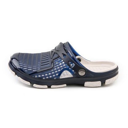 Sandals and Slippers Baotou Hollow Jelly Shoes Non-slip Breathable Large Size Men's Beach