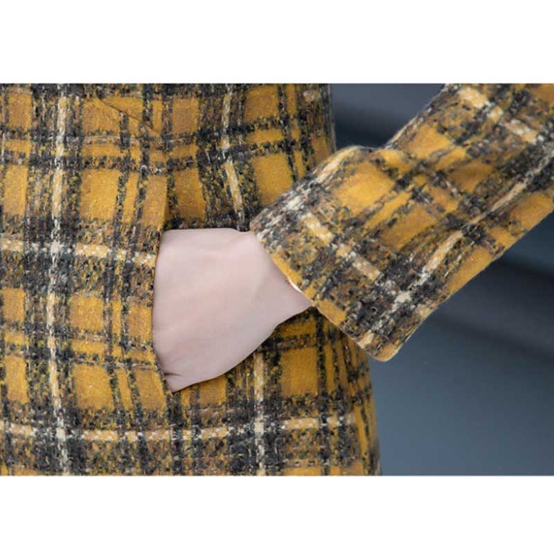 Mother's Woolen Coat Spring and Autumn Women's Short Small Suit Middle-aged and Elderly Woolen Top