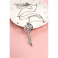 Diamond Garland Key Necklace Female Long Chain Fashion Sweater Chain
