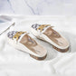 Summer Soft Leather Toe Cap Half-toe Shoes Sandals Comfortable for Outer Wear Women's Flat Sandals Women's Flat Shoes for Indoor and Outdoor Wear