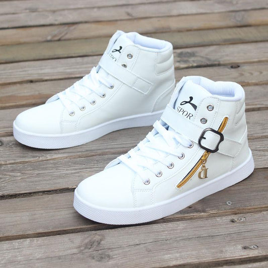 Increased 8CM men's sneakers All-match high-top shoes Casual Korean style trendy men's shoes