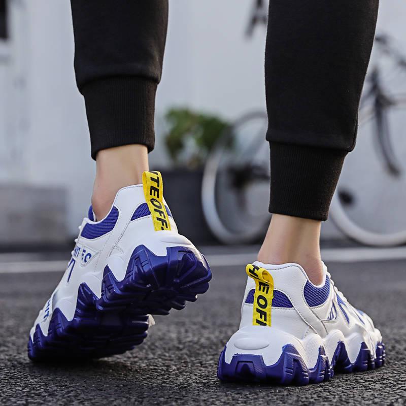 Thick-soled daddy shoes for men go with breathable mesh red tide shoes casual shoes men sport
