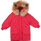 Children's Warm Autumn Winter Long Sleeve Outerwear Down Coats Hooded Kids Girls Parkas