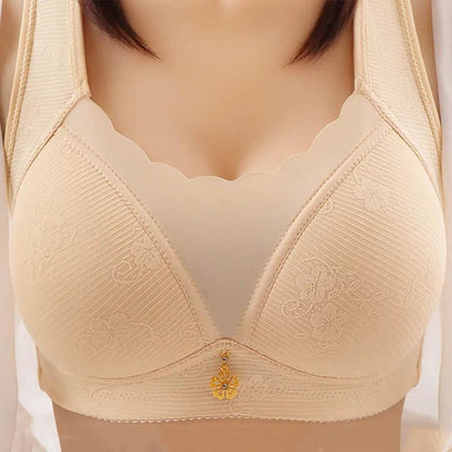 Ladies Gathered Anti-sagging No Steel Ring Tube Top Anti-lighting Underwear Breathable Light and No Restraint Sexy Beauty Back Bra