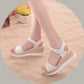 Summer Shoes Woman Platform Sandals Women Soft Leather Casual Open Toe Ladies Shoes Flats