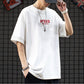 Chinese Retro Ethnic Embroidery Short-sleeved T-shirt Male Loose Wild Half-sleeved Cotton T