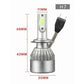Car Led Headlights H7 H1 9005 9006 9012 Super Bright H4 Far and Near Integrated Strong Light Bulb Headlight Spotlight 12V24V 200W