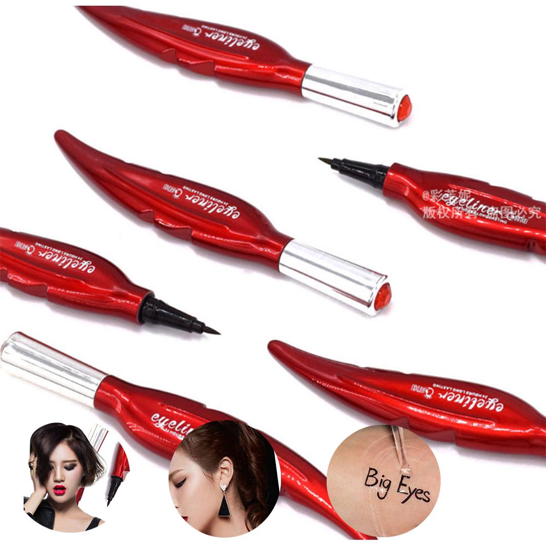 Eyeliner lipstick set eyeliner not easy to fade beginner students waterproof sweatproof no smudge