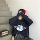 Autumn Winter Warm Round Neck Sweater Female Loose Long Sleeves Knitted Bottoming Shirt Camouflage Jacquard Sweater Thickening