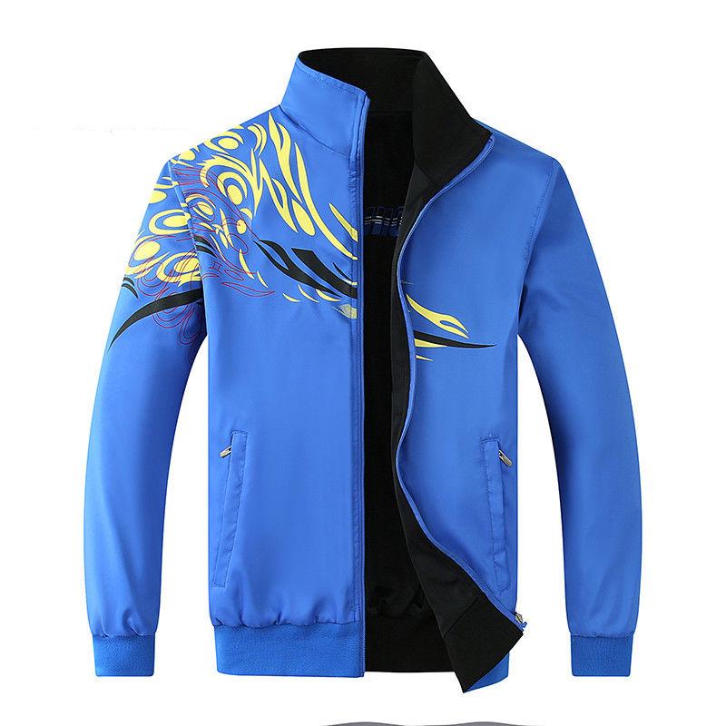 Men Baseball Jacket Autumn Male Coats Slim Fit Pilot Jackets Men's Stand Collar Bomber Jacket Coat