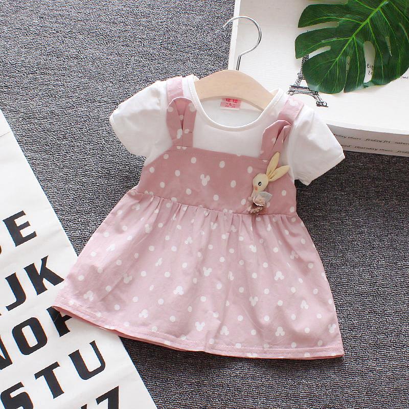 0-1-2-3 Years Old Baby Dress Girl Dress Summer Dress Newborn Skirt Little Girl Princess Skirt