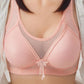 Plus Size Anti-sagging Bra Side Chest Anti-glare Beautiful Back Bra No Steel Ring Non-magnetic Gather-up Women's Bra