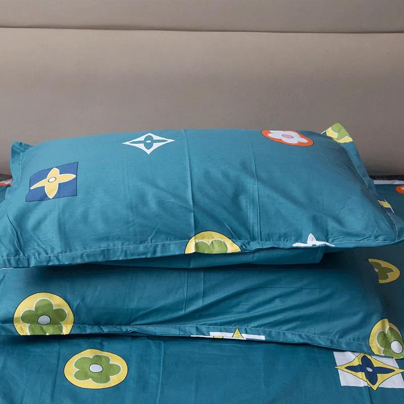 100% Cotton Twill Pillow Cover Cotton Pillow Cover Sweat Absorbent Breathable Double Pillow Cover 48×74cm