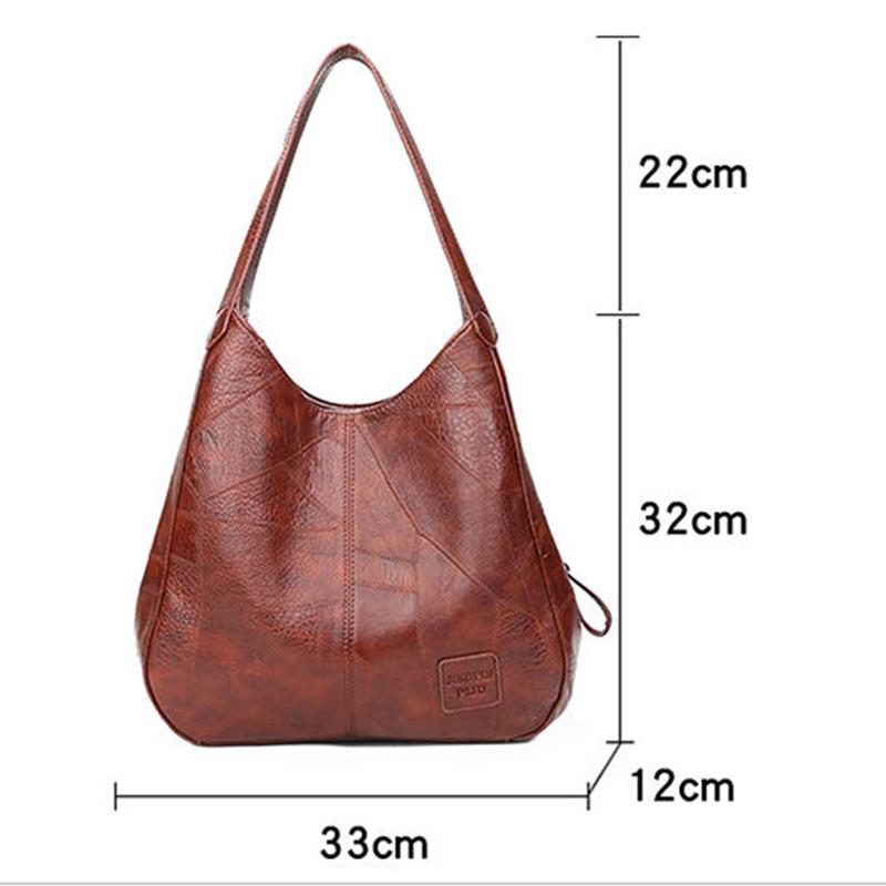 Retro Wild Tote Bag Literary Simple One-shoulder Handbag Multi-compartment Casual Light Ladies Messenger Bag