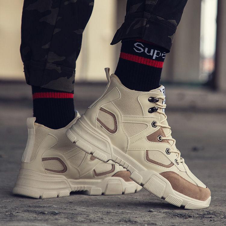 Men's Boots Martin Boots Snow Boots Men's Shoes Winter Tooling Boots Shoes Men's Shoes Warm Casual