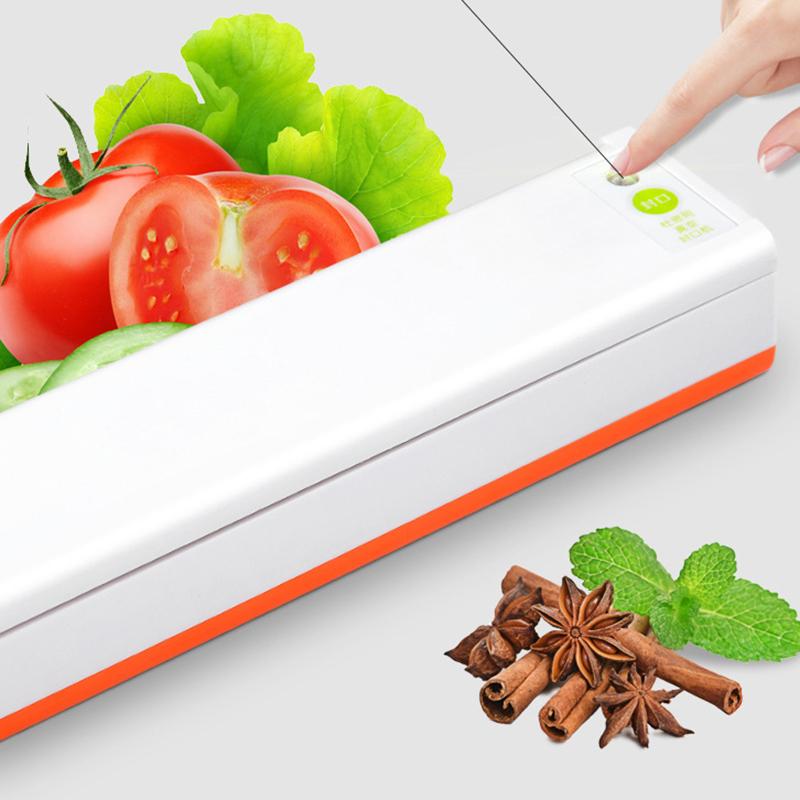 Electric Vacuum Sealer Machine Automatic Food Vacuum With 10pcs Food Saver Bags Household Packaging Machine