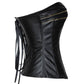 Sexy Overbust Corsets and Bustiers Lace Up Corset Waist Trainer Flower Lingerie Top for Wedding