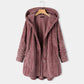 Autumn Winter Women Jackets Solid Casual Plus Size Hooded Parkas Thick Warm Long Trench Coat Plush Loose Ladies Clothes