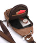 Chest Bag Male Large Capacity with Headphone Hole Shoulder Bag Outdoor Sports and Fitness Pockets