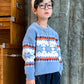 Boys and Girls Sweaters Autumn and Winter Children's Clothing Thickened Warm Bottoming Sweater Knitted Sweater