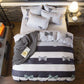 Black And White Stripes Bedding Sets Geometry Soft Bed Sheet Pillowcase &Duvet Cover Se